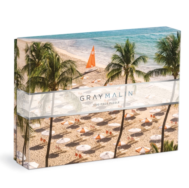 Gray Malin The Beach Club 1000 Piece Puzzle, Jigsaw Book