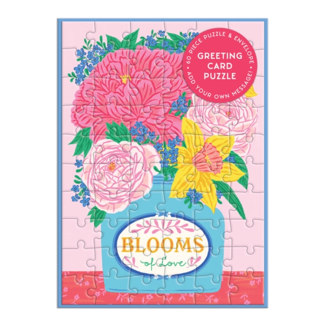 Blooms of Love Greeting Card Puzzle, Jigsaw Book