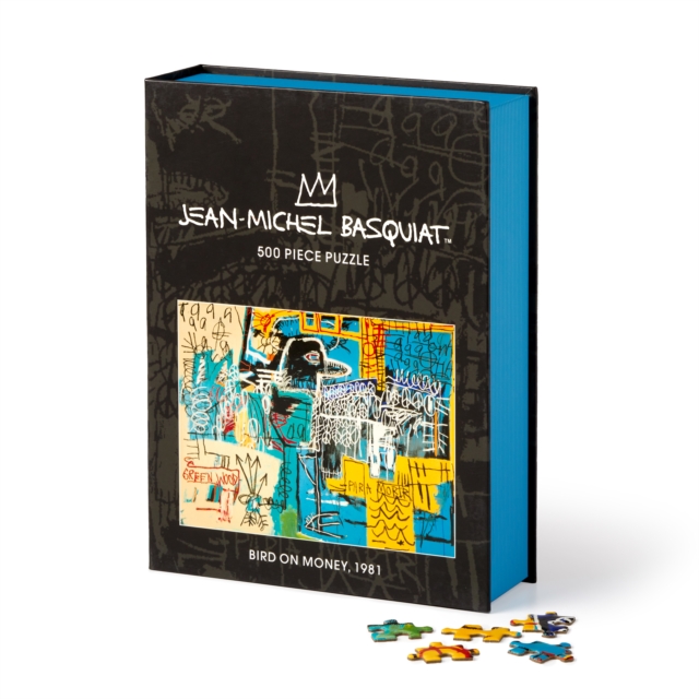Basquiat Bird on Money 500 Piece Book Puzzle, Jigsaw Book