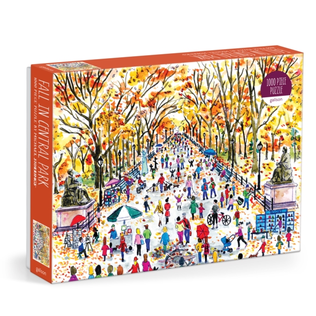 Michael Storrings Fall in Central Park 1000 Piece Puzzle, Jigsaw Book