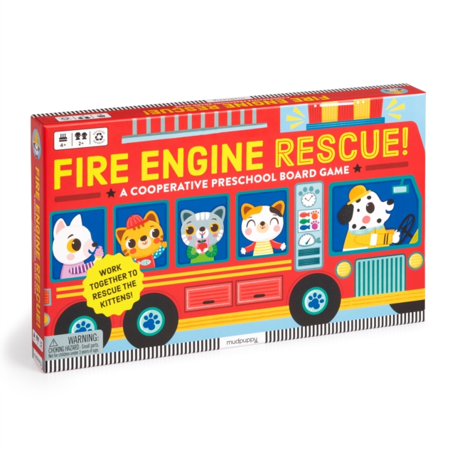 Fire Engine Rescue! Cooperative Board Game, Game Book