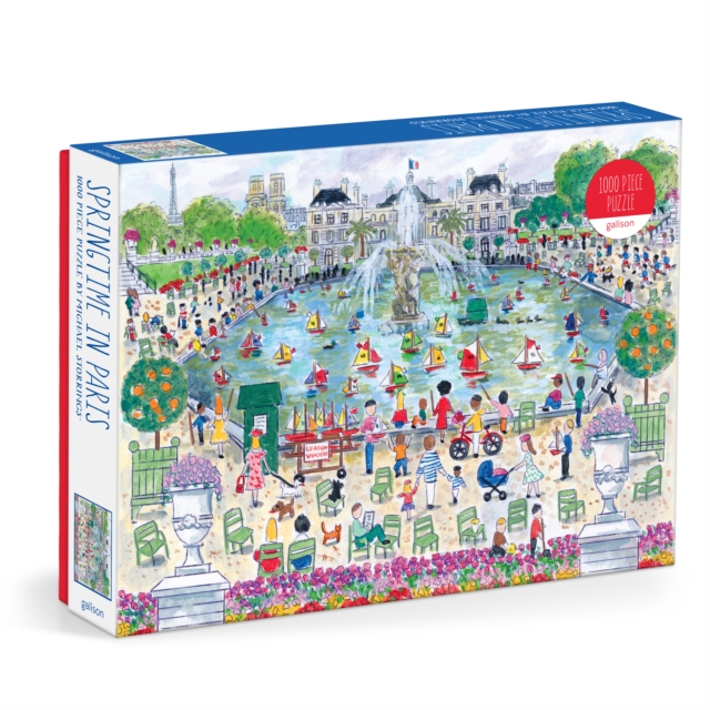 Michael Storrings Springtime in Paris 1000 Piece Puzzle, Jigsaw Book