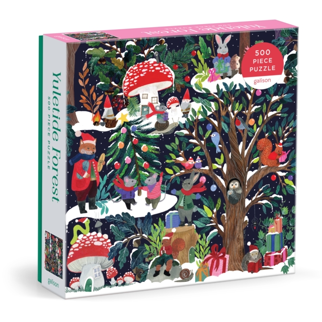 Yuletide Forest 500 Piece Puzzle, Jigsaw Book