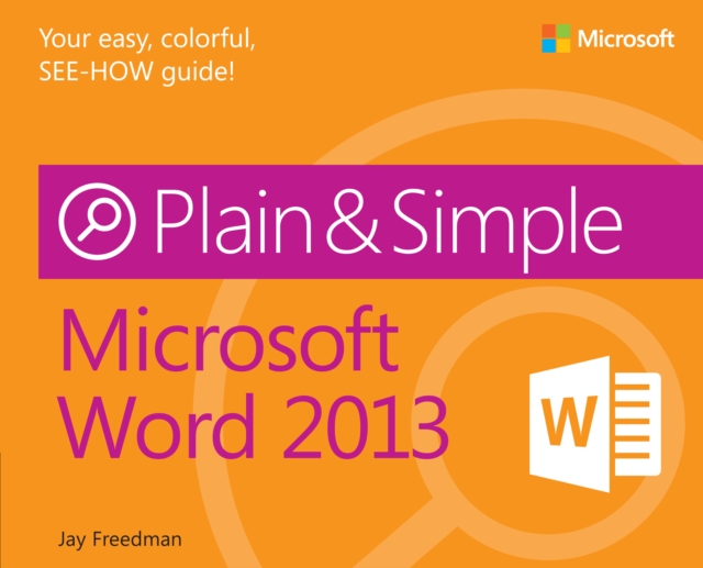 Microsoft Word 2013 Plain & Simple, EPUB eBook
