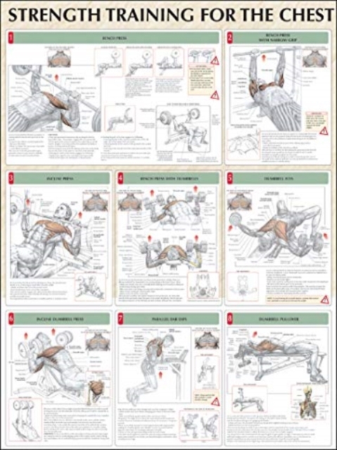 Strength Training for the Chest, Poster Book