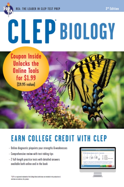 CLEP(R) Biology Book + Online, EPUB eBook