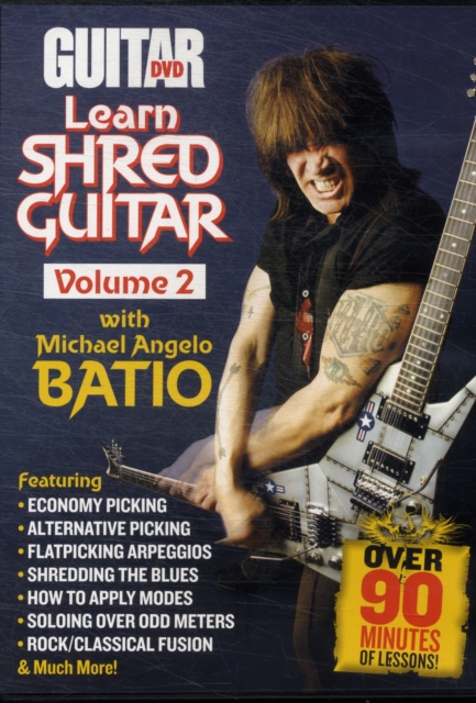 LEARN SHRED GUITAR VOLUME 2 DVD,  Book