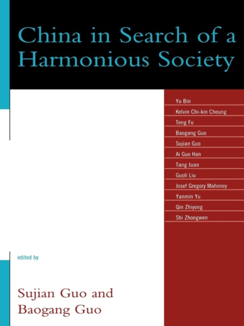 China in Search of a Harmonious Society, EPUB eBook