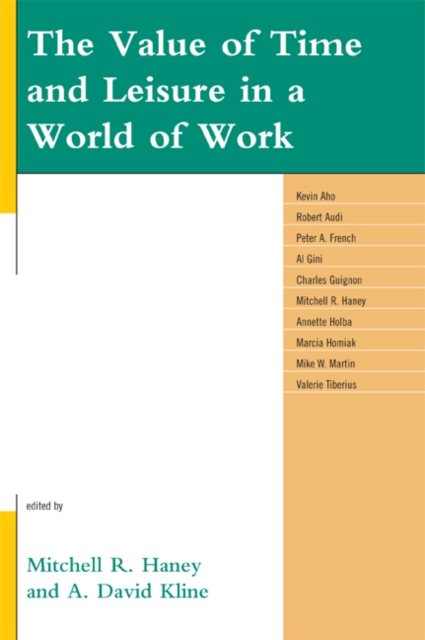 Value of Time and Leisure in a World of Work, EPUB eBook