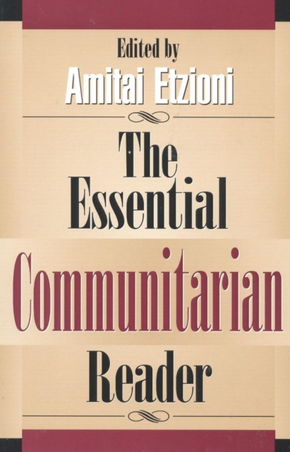 Essential Communitarian Reader, EPUB eBook