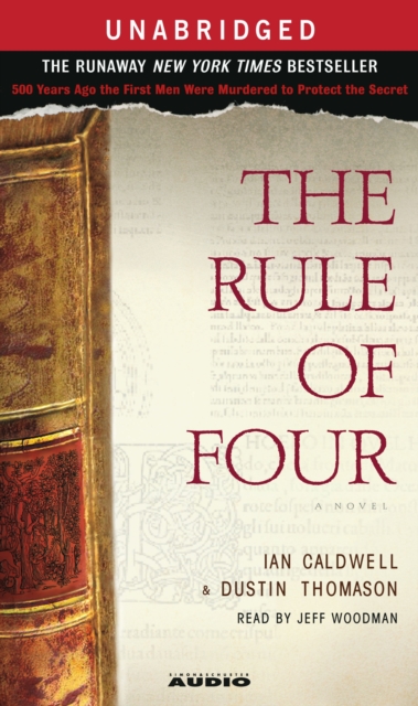 The Rule of Four, eAudiobook MP3 eaudioBook