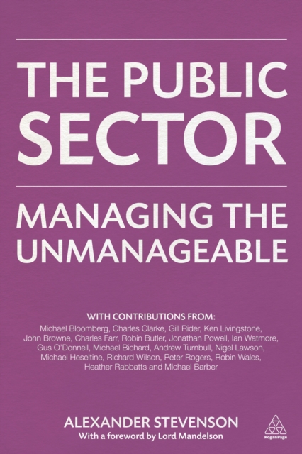 The Public Sector : Managing the Unmanageable, EPUB eBook