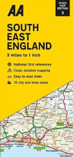 Road Map South East England, Sheet map, folded Book