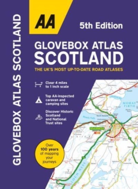 AA Glovebox Atlas Scotland, Paperback / softback Book