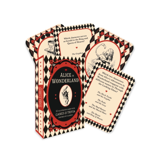Alice in Wonderland - A Card and Trivia Game : 52  illustrated cards with games and trivia inspired by classics, Cards Book