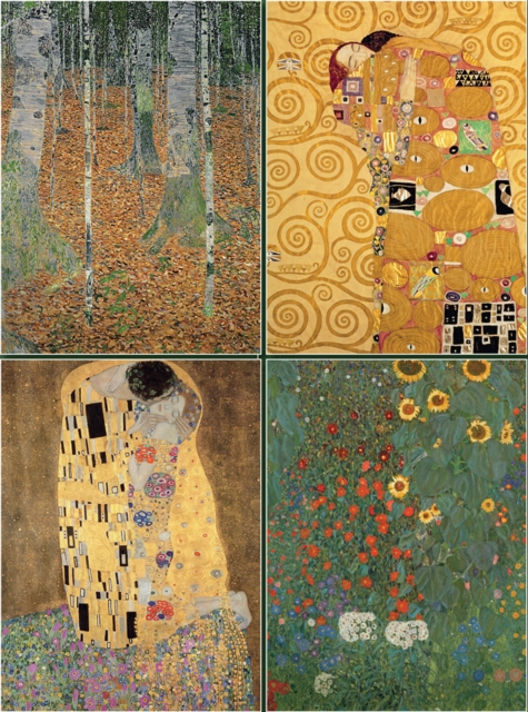 Set of Four Magnetic Notepads: KLIMT : A Collection of Handy Notepads with Easy Magnetic Fastening, Contained Within a Decorative Box, Paperback / softback Book