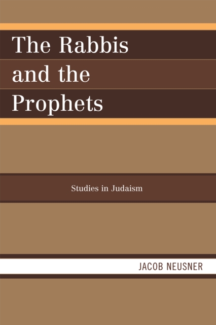 The Rabbis and the Prophets, PDF eBook