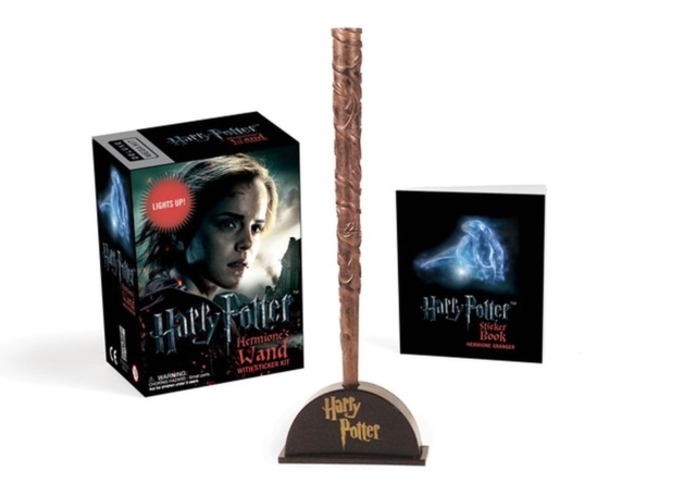 Harry Potter Hermione's Wand with Sticker Kit : Lights Up!, Multiple-component retail product Book