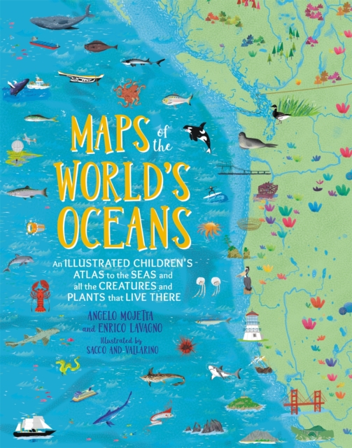 Maps of the World's Oceans : An Illustrated Children's Atlas to the Seas and all the Creatures and Plants that Live There, Hardback Book