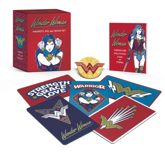 Wonder Woman: Magnets, Pin, and Book Set, Multiple-component retail product Book