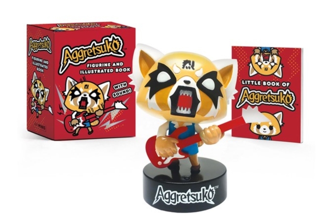 Aggretsuko Figurine and Illustrated Book : With Sound!, Multiple-component retail product Book