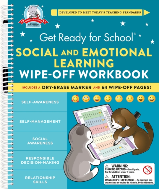 Get Ready for School: Social and Emotional Learning Wipe-Off Workbook, Spiral bound Book