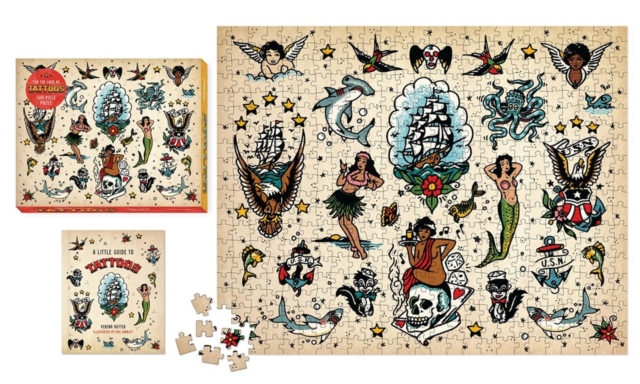 For the Love of Tattoos 500-Piece Puzzle, Multiple-component retail product Book