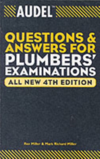 Audel Questions and Answers for Plumbers' Examinations, PDF eBook