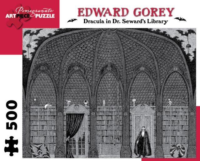 Dracula in Dr. Seward's Library 500-Piece Jigsaw Puzzle, Other merchandise Book