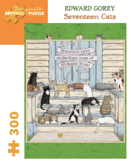 SEVENTEEN CATS 300-PIECE JIGSAW PUZZLE,  Book