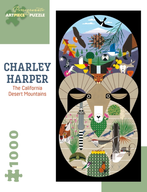 Charley Harper the California Desert Mountains 1000-Piece Jigsaw Puzzle, Other merchandise Book