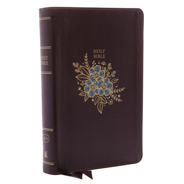 KJV Holy Bible: Personal Size Giant Print with 43,000 Cross References, Deluxe Burgundy Leathersoft, Red Letter, Comfort Print: King James Version, Leather / fine binding Book