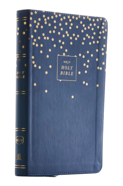 NKJV, Thinline Bible Youth Edition, Leathersoft, Blue, Red Letter, Comfort Print : Holy Bible, New King James Version, Leather / fine binding Book