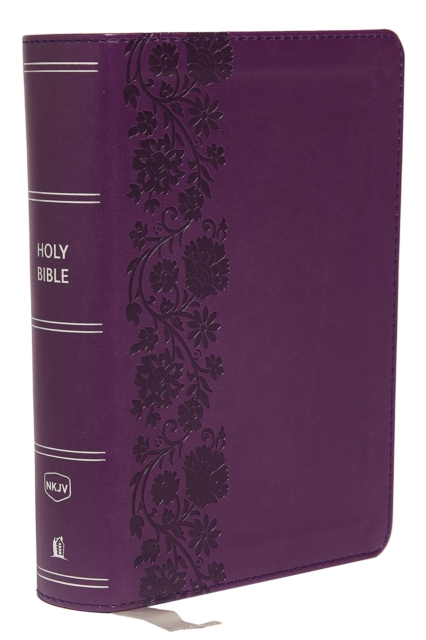 NKJV, End-of-Verse Reference Bible, Compact, Leathersoft, Purple, Red Letter, Comfort Print : Holy Bible, New King James Version, Leather / fine binding Book
