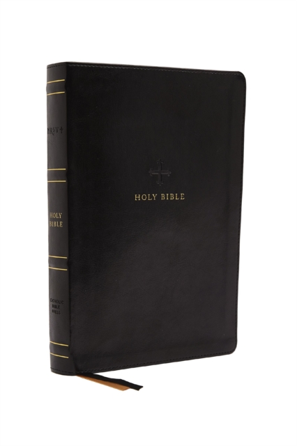 NRSV, Catholic Bible, Thinline Edition, Leathersoft, Black, Comfort Print : Holy Bible, Leather / fine binding Book