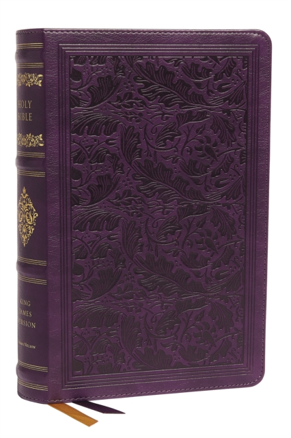 KJV, Personal Size Reference Bible, Sovereign Collection, Leathersoft, Purple, Red Letter, Thumb Indexed, Comfort Print : Holy Bible, King James Version, Leather / fine binding Book