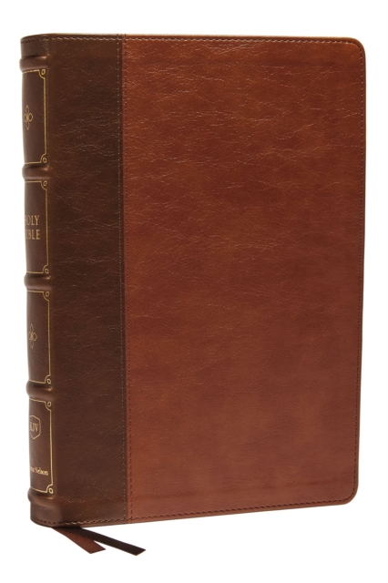 KJV, Large Print Verse-by-Verse Reference Bible, Maclaren Series, Leathersoft, Brown, Comfort Print : Holy Bible, King James Version, Leather / fine binding Book