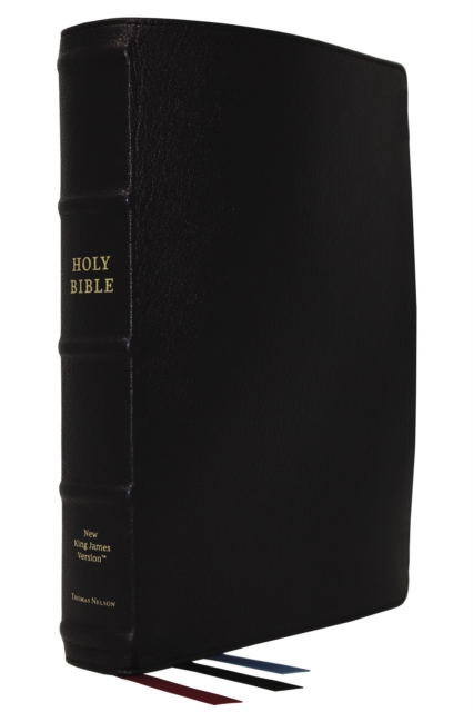 NKJV, Large Print Verse-by-Verse Reference Bible, Maclaren Series, Premium Goatskin Leather, Black, Comfort Print : Holy Bible, New King James Version, Leather / fine binding Book