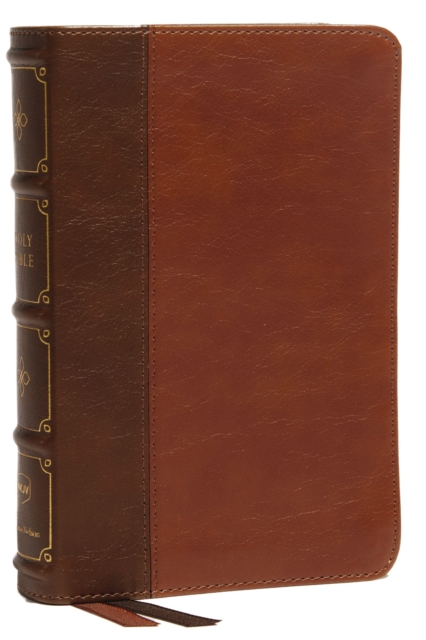 NKJV, Compact Bible, Maclaren Series, Leathersoft, Brown, Comfort Print : Holy Bible, New King James Version, Leather / fine binding Book
