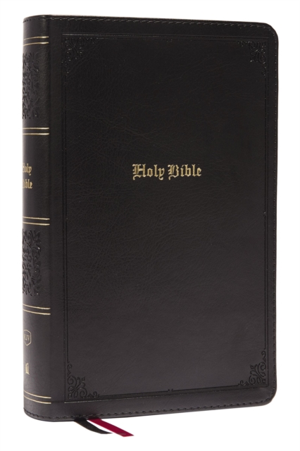 KJV, Personal Size Large Print Single-Column Reference Bible, Leathersoft, Black, Red Letter, Comfort Print : Holy Bible, King James Version, Leather / fine binding Book