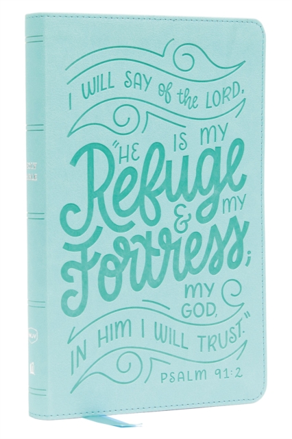 NKJV, Thinline Youth Edition Bible, Verse Art Cover Collection, Leathersoft, Teal, Red Letter, Comfort Print : Holy Bible, New King James Version, Leather / fine binding Book