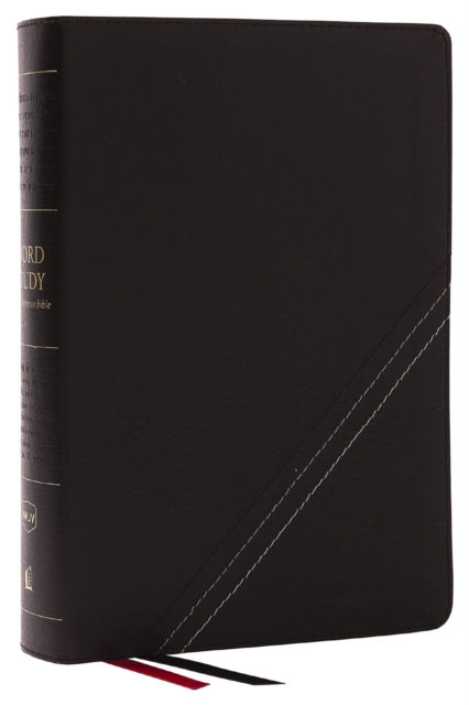 NKJV, Word Study Reference Bible, Bonded Leather, Black, Red Letter, Comfort Print : 2,000 Keywords that Unlock the Meaning of the Bible, Leather / fine binding Book