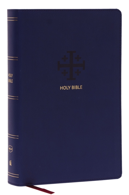 NKJV, End-of-Verse Reference Bible, Personal Size Large Print, Leathersoft, Blue, Red Letter, Comfort Print : Holy Bible, New King James Version, Leather / fine binding Book