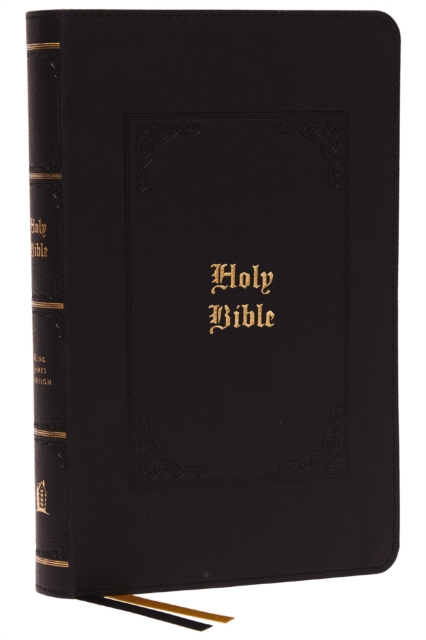 KJV, Personal Size Large Print Reference Bible, Vintage Series, Black Leathersoft, Red Letter, Thumb Indexed, Comfort Print : Holy Bible, King James Version, Leather / fine binding Book