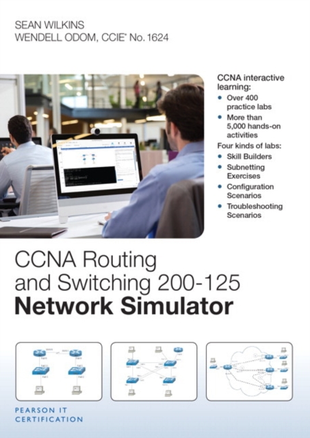 CCNA Routing and Switching 200-125 Network Simulator, DVD-ROM Book