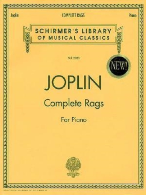 Joplin - Complete Rags for Piano, Book Book