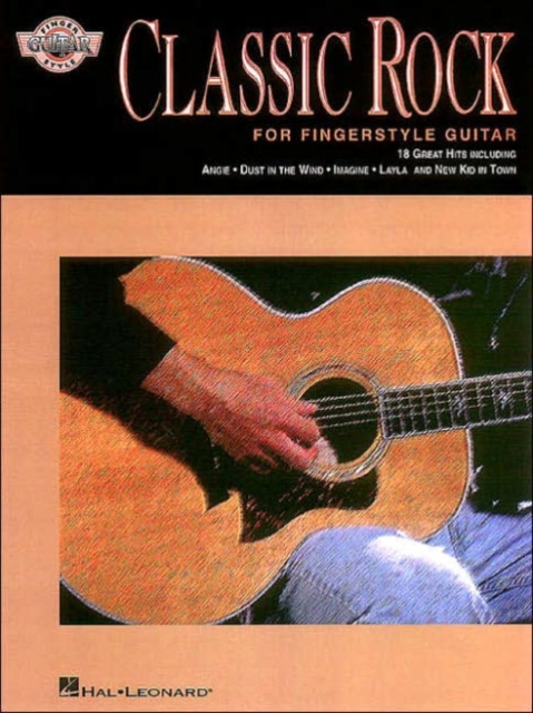Classic Rock for Fingerstyle Guitar, Book Book
