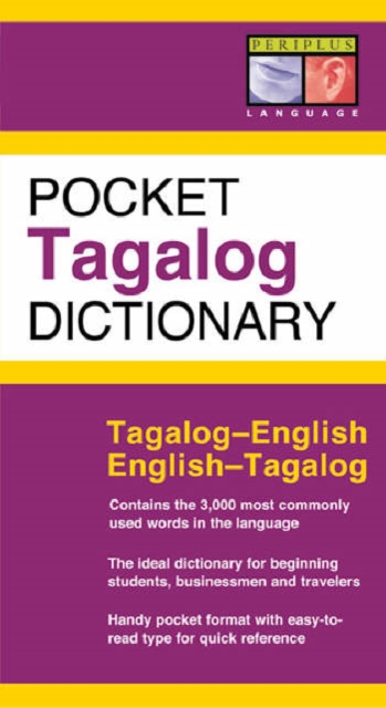Pocket Tagalog Dictionary : Tagalog-English English-Tagalog, Paperback / softback Book