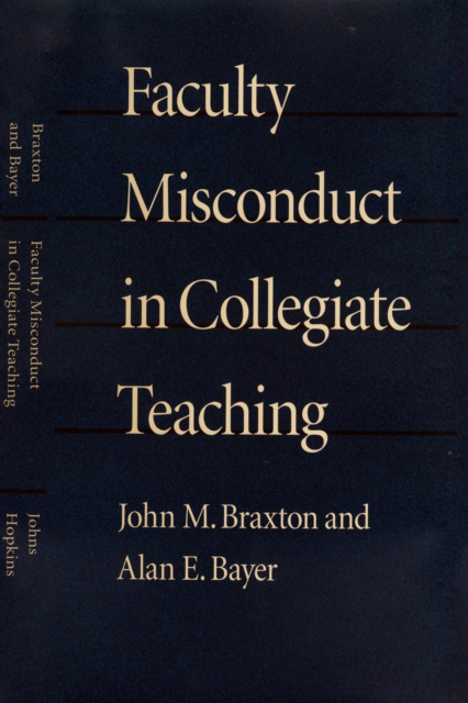 Faculty Misconduct in Collegiate Teaching, EPUB eBook