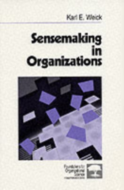 Sensemaking in Organizations, Paperback / softback Book